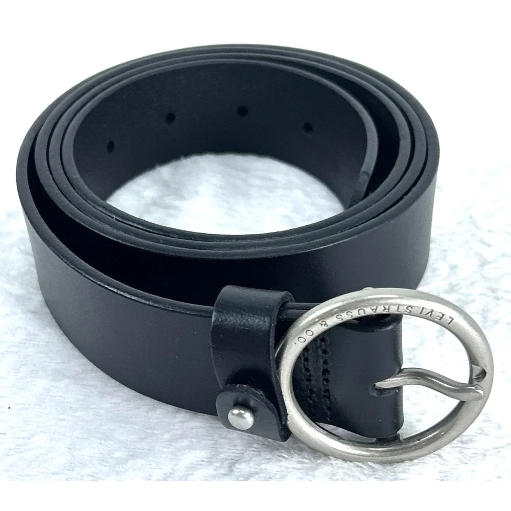 LEVI'S‎ Black Genuine Leather Belt Size XX-Large 46/48 10LV020006